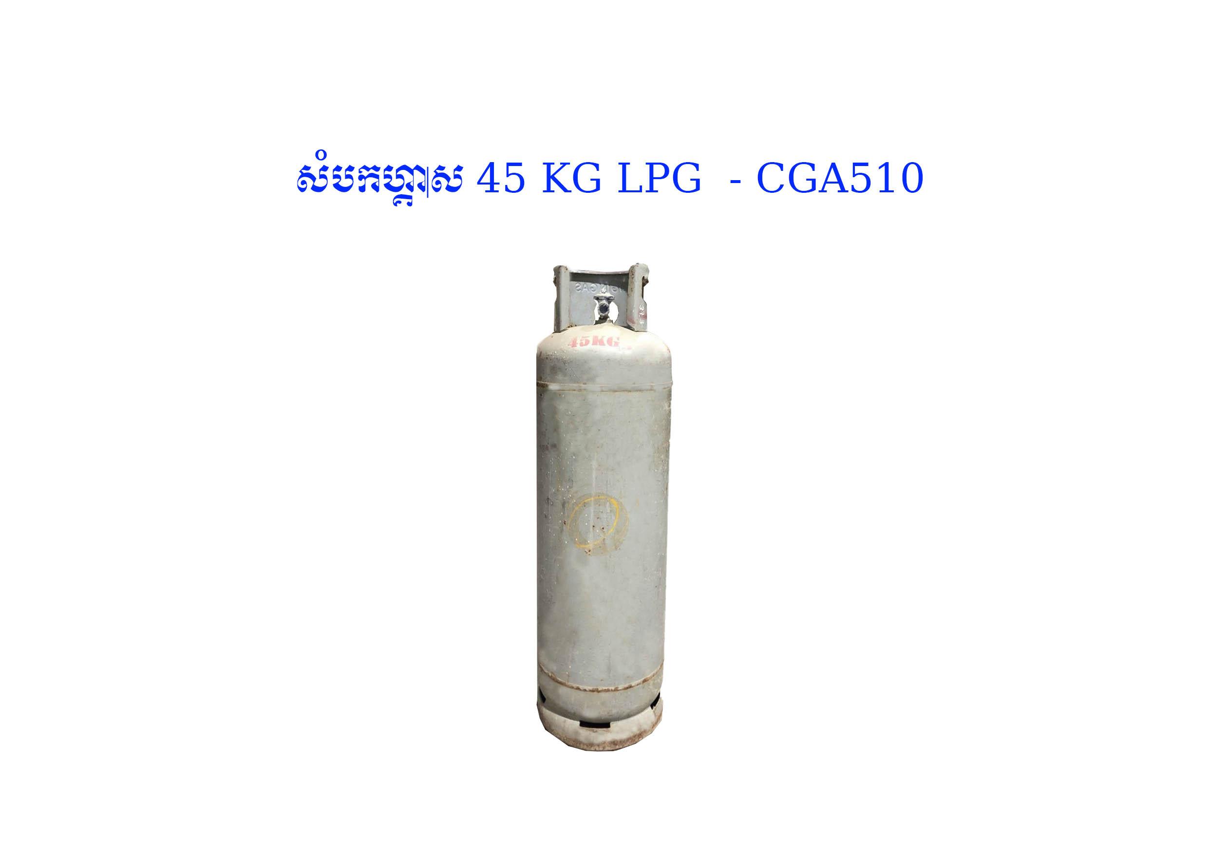 45 KG LPG Cylinder - CGA 510