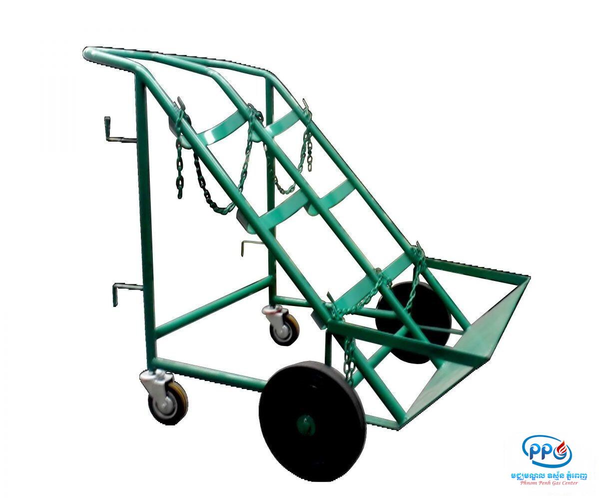 4-Wheel 40L Twin Cylinder Cart